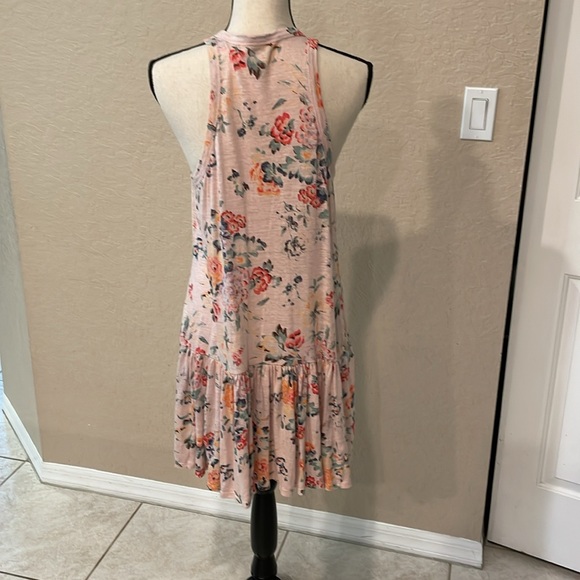 Rebecca Taylor 100% Linen stretch, floral tiered mini dress or tunic length top - Picture 3 of 4